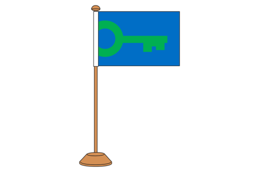 Green Key Tableflag